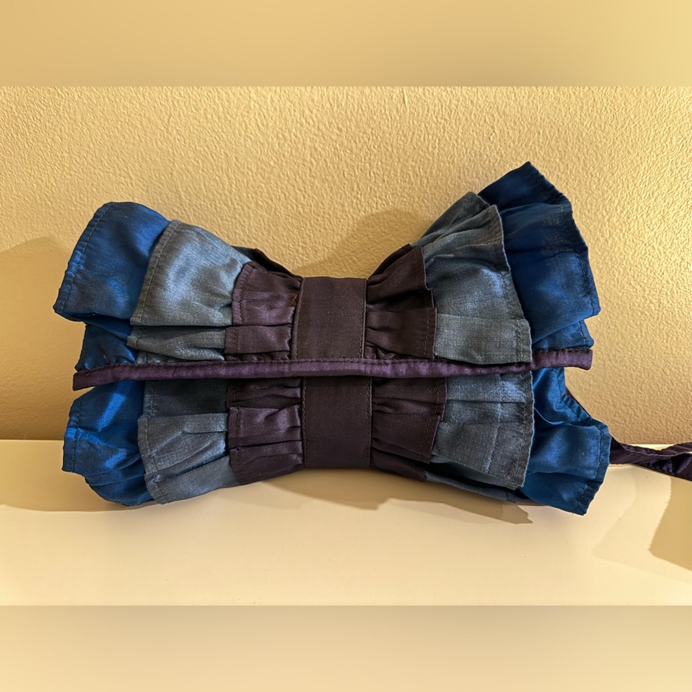 Silk Blue Women's clutch